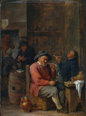 Interior de taberna. Teniers II, David. C. 1640. Museu de Arte de Cleveland. Interior de taberna. Teniers II, David. C. 1640. Museu de Arte de Cleveland.