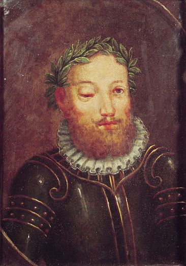 Portuguese School, Portrait of Luis Vaz de Camoes (c1524-80) 16th-17th century (MeisterDrucke-422398)