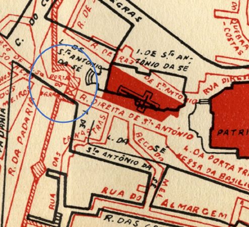 Augusto Vieira da Silva, A Cêrca Moura de Lisboa. Estudo Histórico Descritivo, Lisboa, Câmara Municipal de Lisboa, 1987 (3ª edição), Estampa III.