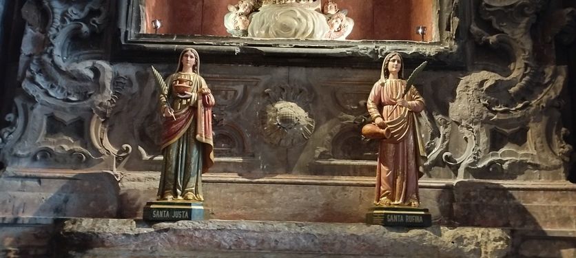 Santa Justa e Santa Rufina padroeiras dos oleiros Igreja de S. Domingos de Lisboa